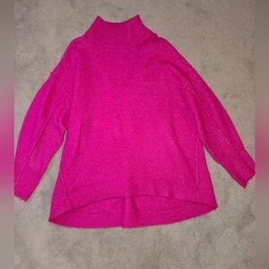 crown & ivy Vibrant Pink Sweater-S